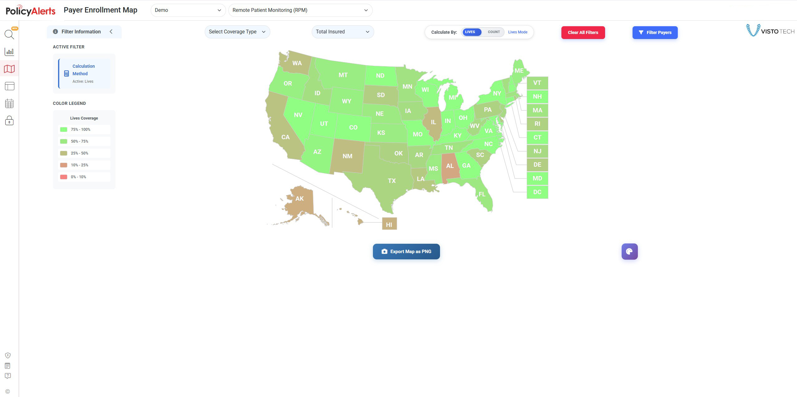 Payer Map - Lives
